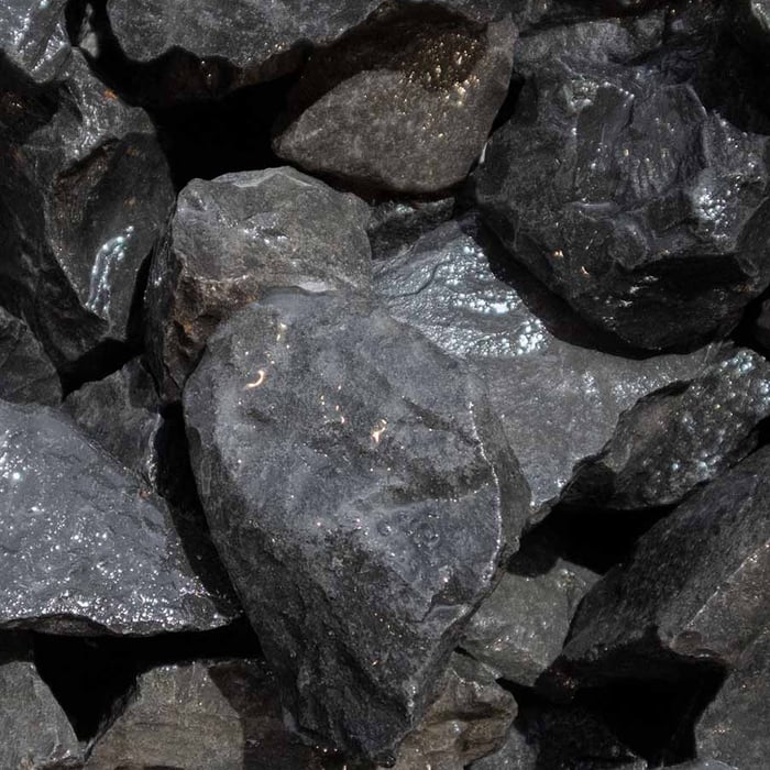 Basalt breuksteen 50 - 80mm (5 - 8cm) (nat)