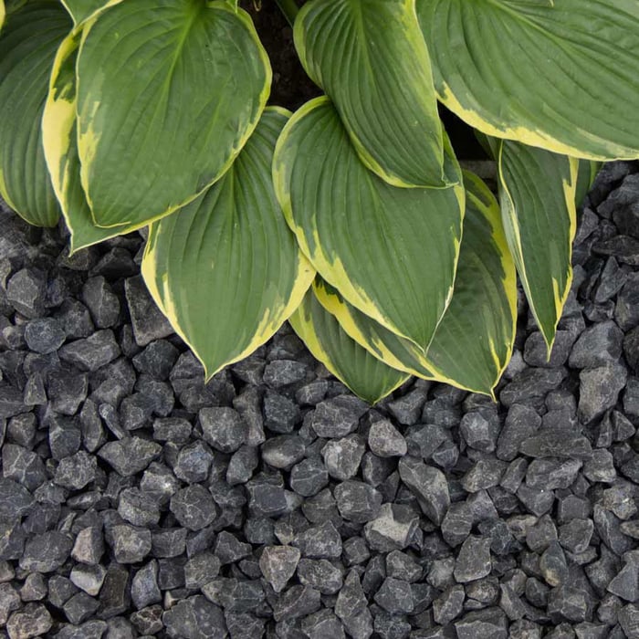 Basalt split 8 - 16mm aangelegd