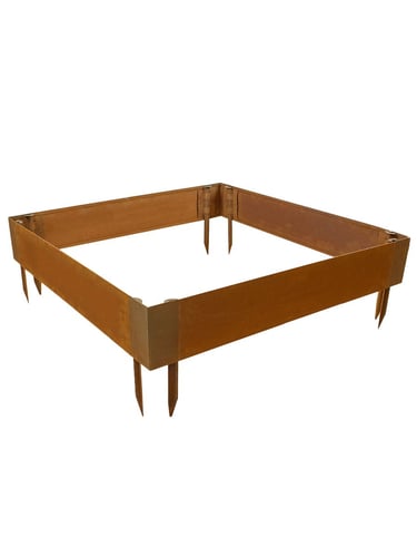 Multi-Edge ADVANCE Corten staal Borderbak Vierkant 120x120x20cm
