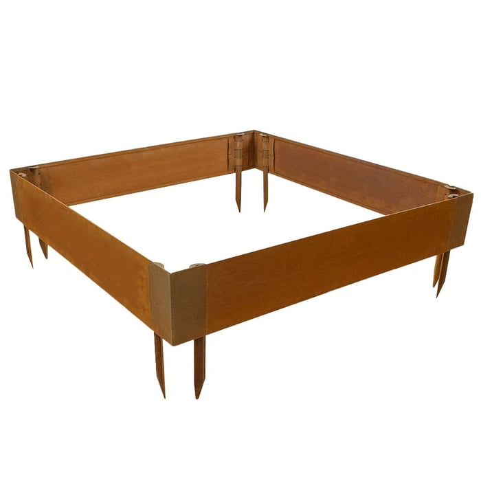 Multi-Edge ADVANCE Corten staal Borderbak Vierkant 120x120x20cm