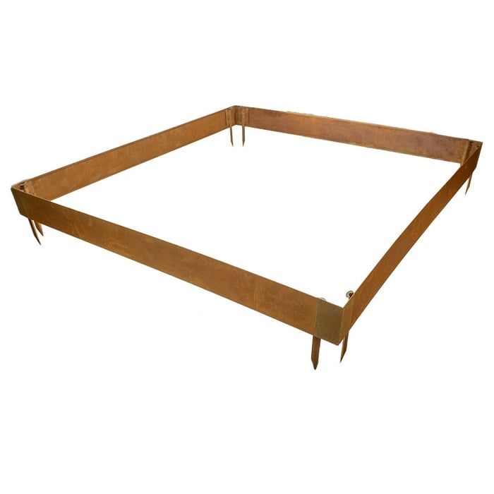 Multi-Edge ADVANCE Corten staal Borderbak Vierkant 220x220x20cm