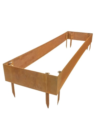 Multi-Edge ADVANCE Corten staal Borderbak Vierkant 220x60x20cm