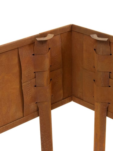 Multi-Edge ADVANCE Corten staal Borderbak 60x60x20cm Koppelset