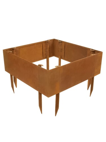 Multi-Edge ADVANCE Corten staal Borderbak 60x60x20cm