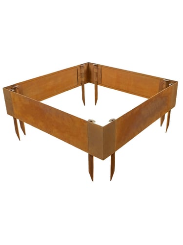 Multi-Edge ADVANCE Corten staal Borderbak Vierkant 90x90x20cm