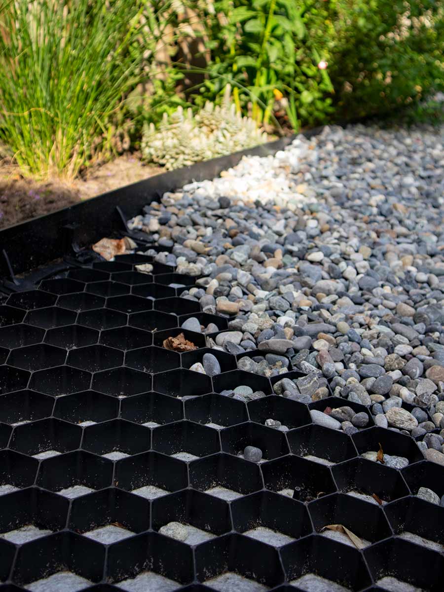 Volle pallet grindplaten EuroGravel PLUS zwart (42,55m2 = €9,87/m2)