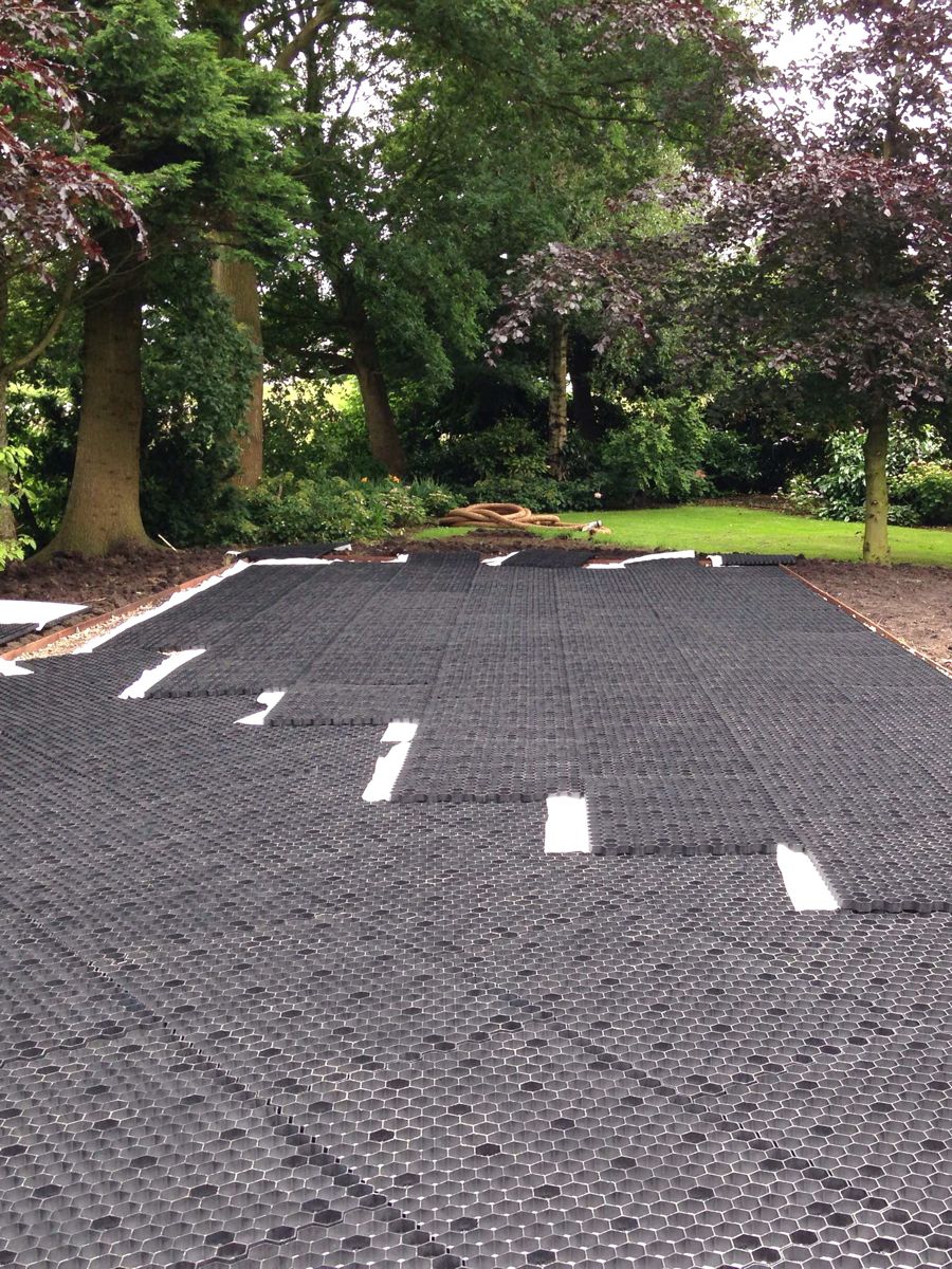 EuroGravel grindplaten aangelegd project