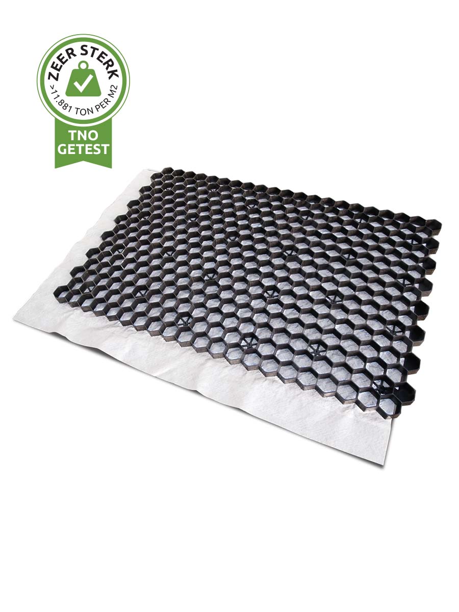 EuroGravel splitplaat zwart