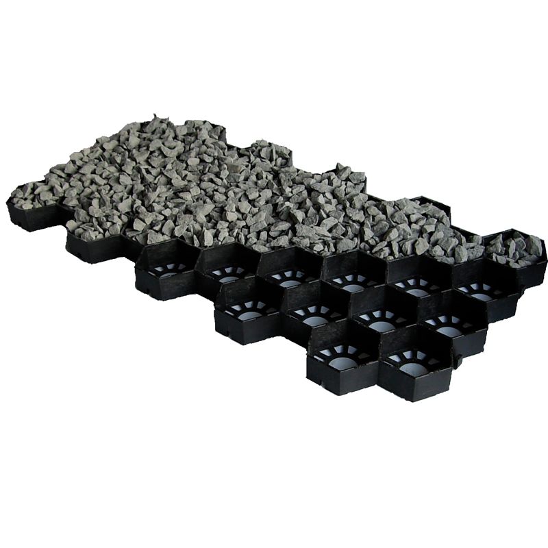 Easygravel grindplaat klein gevuld met grind