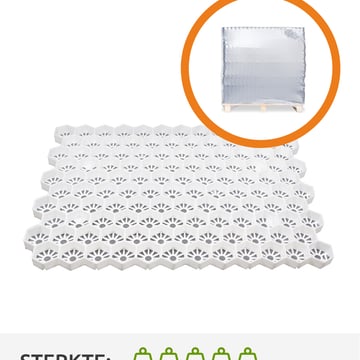 Volle pallet grindplaten Easygravel 3XL wit (35,82m2)