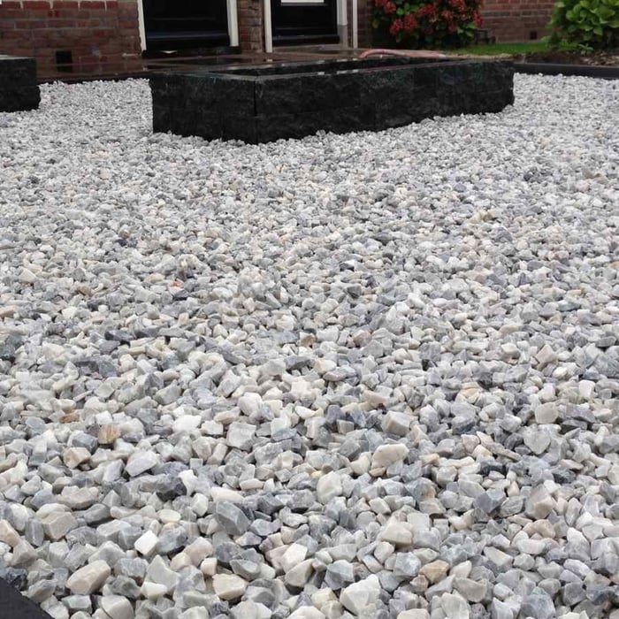 Easygravel grindmatten klein aangelegd