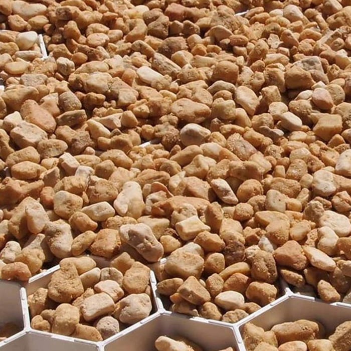 Easygravel 3XL wit aangelegd