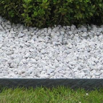 Kantopsluiting Ecolat recht grijs aangelegd