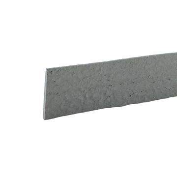 Kantopsluiting Ecolat recht grijs aangelegd