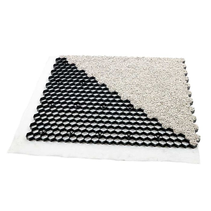 EuroGravel PLUS grindplaten half gevuld