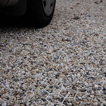 EuroGravel PRO splitplaat wit