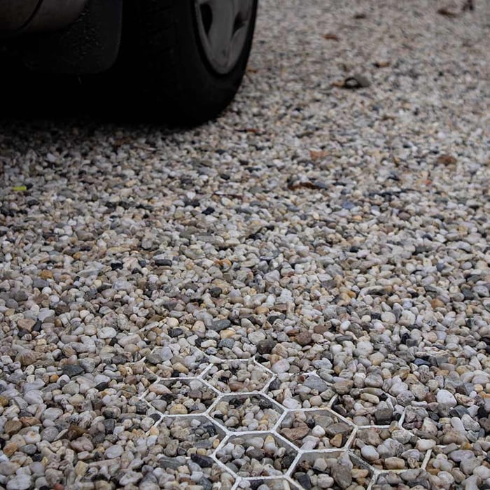 EuroGravel PRO splitplaat aangelegd