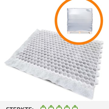 Volle pallet grindplaten EuroGravel PRO wit (33,13m2)