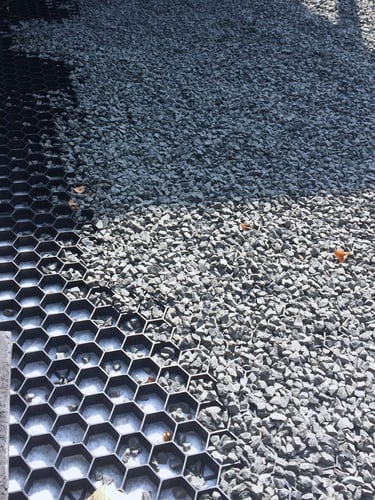 EuroGravel PRO zwart aangelegd