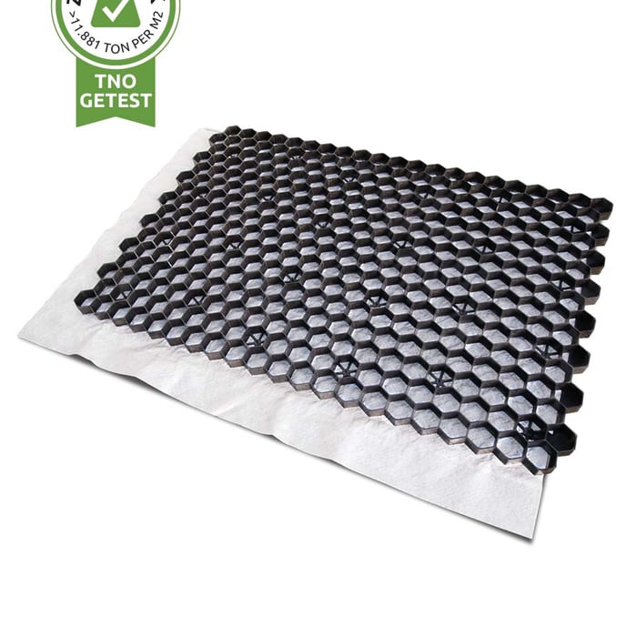 EuroGravel splitplaat zwart EuroGravel splitplaat zwart