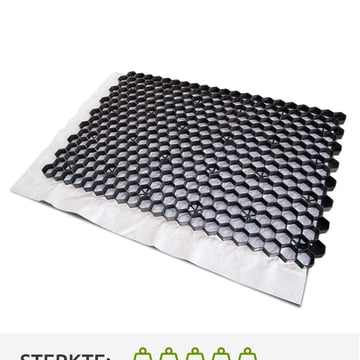 EuroGravel splitplaat zwart