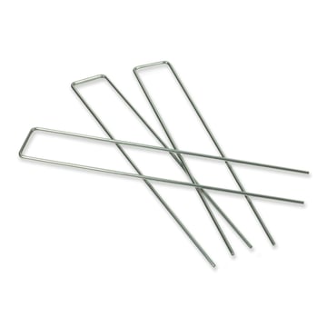 Grondpennen U-vorm verzinkt, 25,5cm x 4cm x 3mm