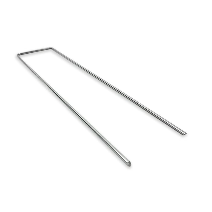 Grondpen U-vorm verzinkt, 38cm x 8cm x 4mm