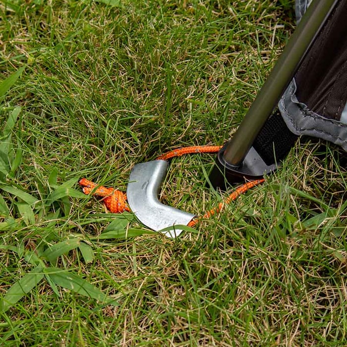Grondpennen ADVANCE verzinkt tentharing