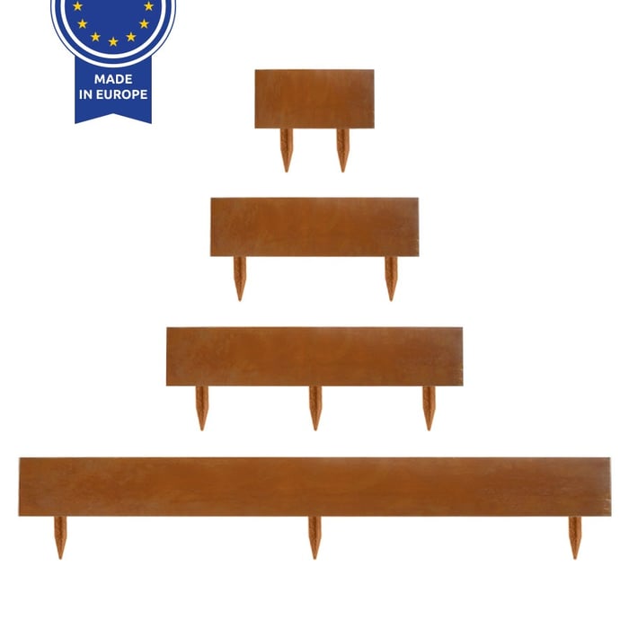 Multi-Edge ADVANCE borderrand Corten staal, verschillende afmetingen