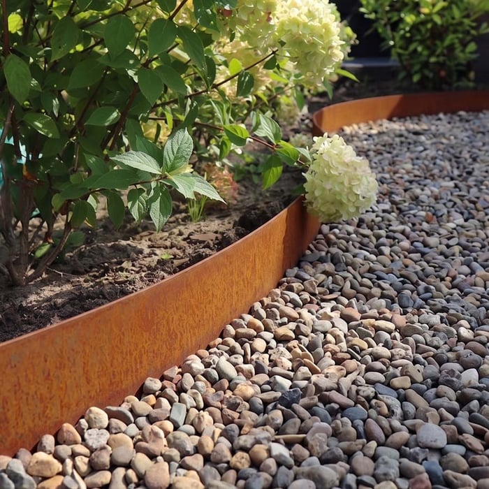 Multi-Edge METAL corten staal aangelegd