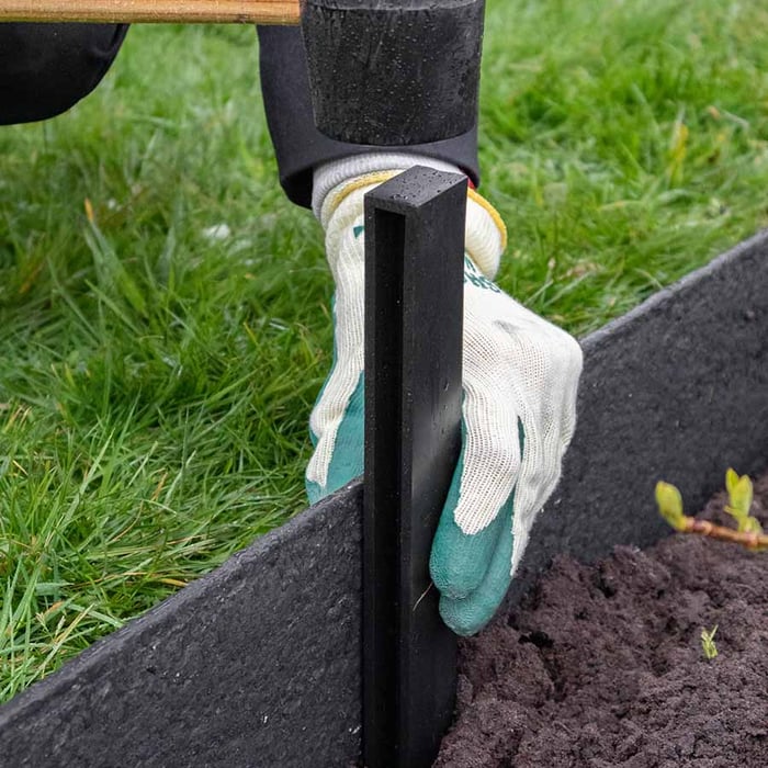 Multi-Edge ECO paaltjes zwart bevestiging