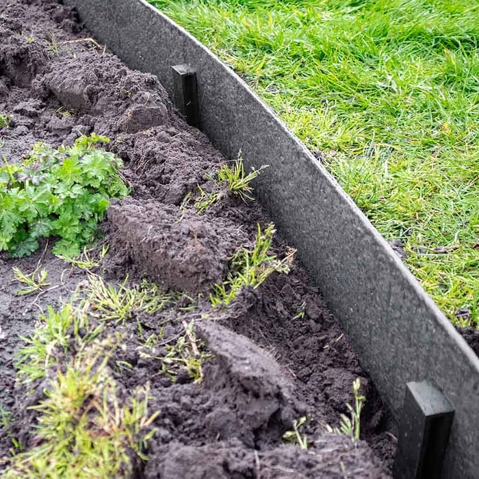 Multi-Edge ECO paaltjes zwart bevestigs via achterzijde
