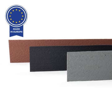 Multi-Edge ECO Recht 2m, zwart 20cm aangelegd