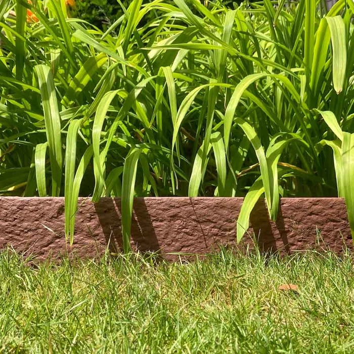Multi-Edge ECO-Bruin - Corten-Rechte plank-20 cm-2 meter aangelegd