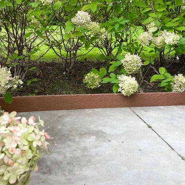 Ecolat recht 2m, Bruin