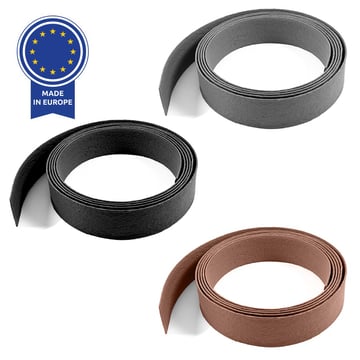 Multi-Edge ECO borderrol 10m lengte, 14cm hoogte, kleur grijs, aangelegd