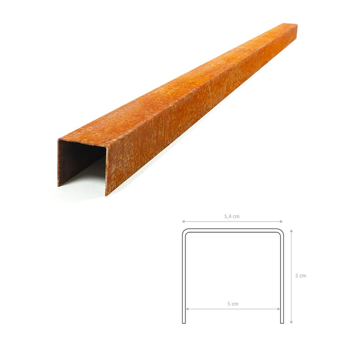 Multi-Edge PROFILE Corten staal u-profiel voor opsluitbanden