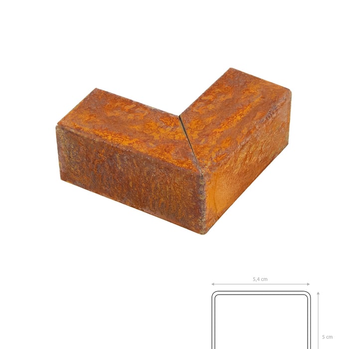 Multi-Edge PROFILE Corten staal u-profiel hoekstukken voor opsluitbanden 