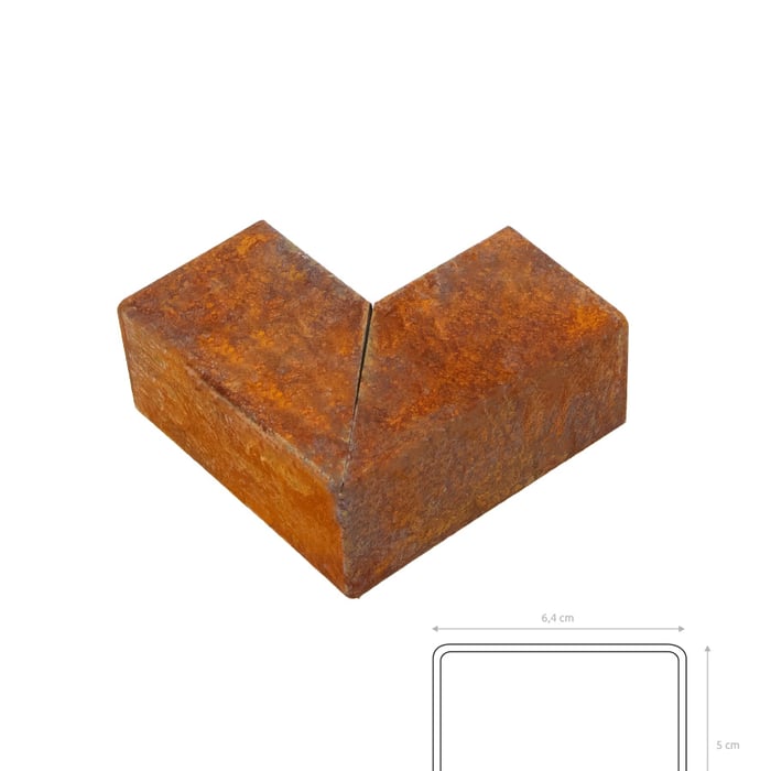 Multi-Edge PROFILE Corten staal u-profiel hoekstukken voor opsluitbanden