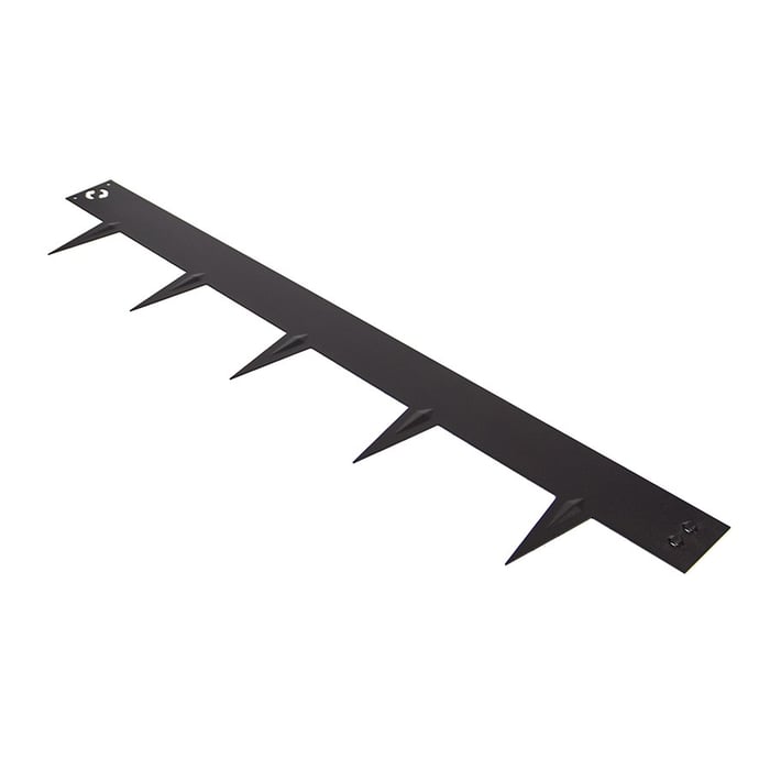 Multi-Edge METAL Afboording Zwart 100x17,5cm